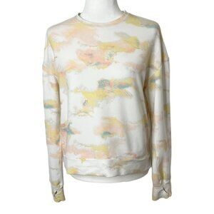 All in Motion Women's Sweatshirt S Tie Dye Crewneck Pullover Long Sleeve Stretch